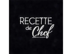 Set De 2 Maniques Assorties Noir Et Lin -Herman Miller Magasin linge de table 10727651