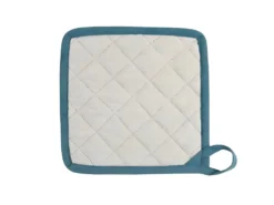 Set De 2 Maniques Assorties Pétrole Et Lin 8 Set De 2 Maniques Assorties Pétrole Et Lin -Herman Miller Magasin linge de table 10727679