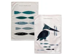 Torchon (2 Pièces) 70x50 Cm Kingfisher