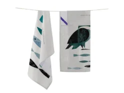 Torchon (2 Pièces) 70x50 Cm Kingfisher -Herman Miller Magasin linge de table 11261569