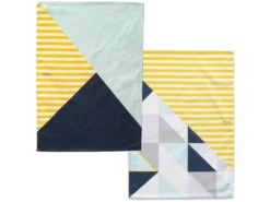 Torchon (2 Pièces) 70x50 Cm Geo Dot