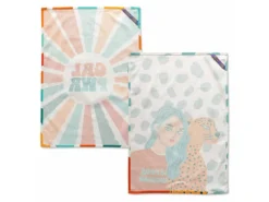 Torchon (2 Pièces) 70x50 Cm Girl Power -Herman Miller Magasin linge de table 11261671