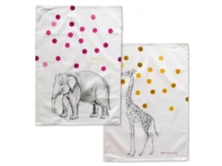 Torchon (2 Pièces) 70x50 Cm Savanna