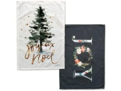 Torchon (2 Pièces) 70x50 Cm Joyeux