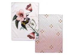 Torchon (2 Pièces) 70x50 Cm Blooming