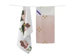 Torchon (2 Pièces) 70x50 Cm Blooming -Herman Miller Magasin linge de table 11261765