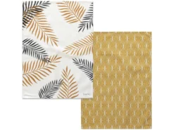 Torchon (2 Pièces) 70x50 Cm Foliage