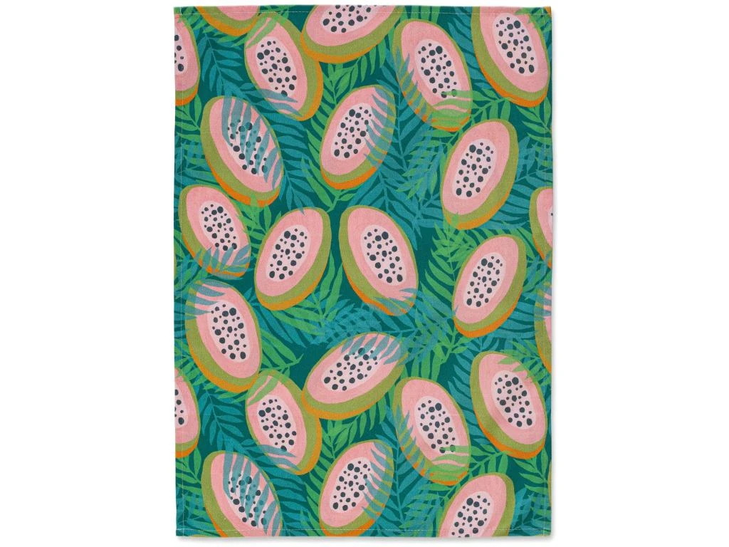 Torchon (2 Pièces) 70x50 Cm Papaya 2 Torchon (2 Pièces) 70x50 Cm Papaya – Image 2