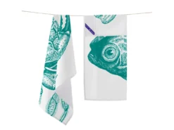 Torchon (2 Pièces) 70x50 Cm Blue Sea -Herman Miller Magasin linge de table 11261895