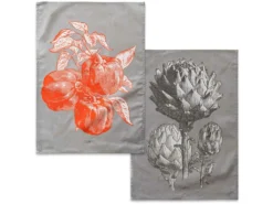 Torchon (2 Pièces) 70x50 Cm Artichoke