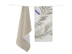 Torchon (2 Pièces) 70x50 Cm Feuille -Herman Miller Magasin linge de table 11261987