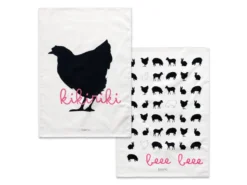 Torchon (2 Pièces) 70x50 Cm Kikiriki