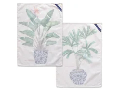 Torchon (2 Pièces) 70x50 Cm Porcelain -Herman Miller Magasin linge de table 11262075