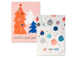 Torchon (2 Pièces) 70x50 Cm Ho Ho Ho