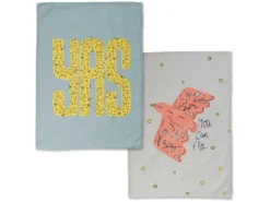 Torchon (2 Pièces) 70x50 Cm Yas