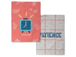 Torchon (2 Pièces) 70x50 Cm Patience