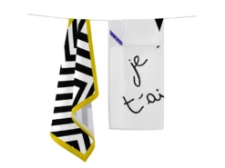 Torchon (2 Pièces) 70x50 Cm Amour -Herman Miller Magasin linge de table 11262145