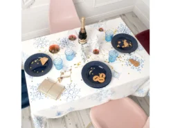 Nappe 145x350 Cm Snow Crystal -Herman Miller Magasin linge de table 11595957