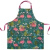 Tablier Flamants Roses Pour Adultes En Coton Décoré Allen