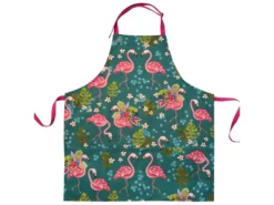 Tablier Flamants Roses Pour Adultes En Coton Décoré Allen