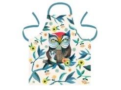 Tablier En Coton Décoré The Owl And Owlet Par Allen