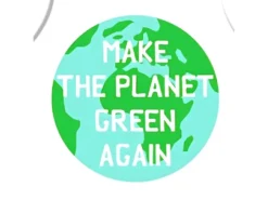 Tablier Adulte à Nouer - MAKE THE PLANET GREEN AGAIN -Herman Miller Magasin linge de table 12341269
