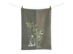 Huile Et Olive - Torchon En Coton 50 X 70 Cm