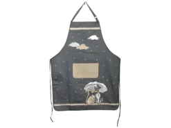 Tablier Adulte à Nouer Chats Amoureux Gris