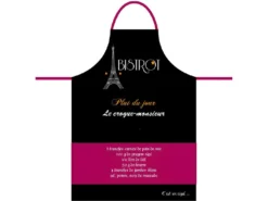 Tablier Adulte à Nouer - Recette Du Croque-monsieur Bistrot
