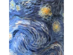 Tablier Adulte à Nouer - Van Gogh - Nuit Étoilée -Herman Miller Magasin linge de table 12608213