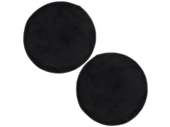 Lot De 2 Set De Table Rond 38 Cm DIABOLO Noir Traitement Teflon