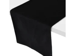 Chemin De Table 45x150 Cm DIABOLO Noir Traitement Teflon