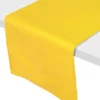 Chemin De Table 45x150 Cm DIABOLO Jaune Curcuma Traitement Teflon