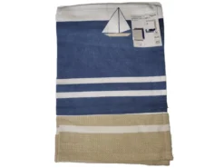 Lot De 2 Torchons 50 X 70 Cm Bateau Regate