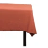 Nappe En Coton Et Lin à Bordure Noire - 170 X 250 Cm - Terracotta - BORINA
