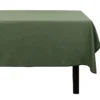 Nappe En Coton Et Lin à Bordure Noire - 170 X 250 Cm - Kaki - BORINA