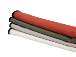 Lot De 4 Serviettes De Table En Coton Et Lin - 45 X 45 Cm - Terracotta - BORINA -Herman Miller Magasin linge de table 13181741