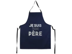 Tablier De Cuisine PATERNO Bleu "Je Suis Ton Père"