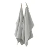 Lot De 2 Essuie-mains "Gaïa" 50 X 70 Cm "Gaze De Coton" - Couleur: Gaïa Nuage