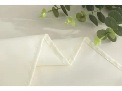 Nappe Enduite Avec Traitement Antitache Ecru Rectangulaire 145 X 240 Cm -Herman Miller Magasin linge de table 13681371