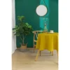 Nappe Anti Tache Unie Moutarde Ronde 160 Cm