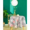Nappe Anti Tache Ronde "Suzy" 160 Cm (4 à 6 Couverts)