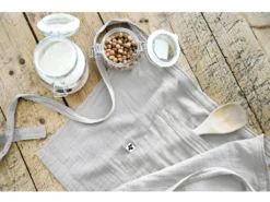 Tablier De Chef "Gaïa" 45 X 80 Cm "Gaze De Coton" - Couleur: Gaïa Nuage -Herman Miller Magasin linge de table 13684243