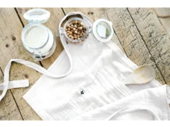 Tablier De Chef "Gaïa" 45 X 80 Cm "Gaze De Coton" - Couleur: Gaïa Chantilly -Herman Miller Magasin linge de table 13684343