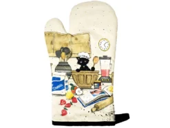 Gant Et Manique En Coton Chat Pâtissier -Herman Miller Magasin linge de table 15112227