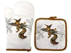 Gant Et Manique En Coton Écureuil