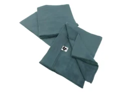 OUREA - Lot De 3 Serviettes 40x40cm Gaze De Coton Canard