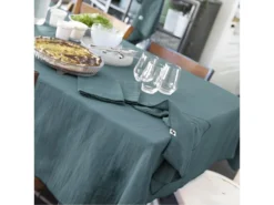 OUREA - Lot De 3 Serviettes 40x40cm Gaze De Coton Canard -Herman Miller Magasin linge de table 15854077