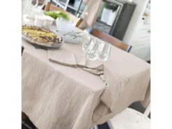 OUREA - Lot De 3 Serviettes 40x40cm Gaze De Coton Pampa -Herman Miller Magasin linge de table 15854085