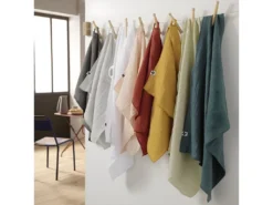 OUREA - Lot De 2 Essuie-mains 50x70cm Gaze De Coton Guimauve -Herman Miller Magasin linge de table 15854137